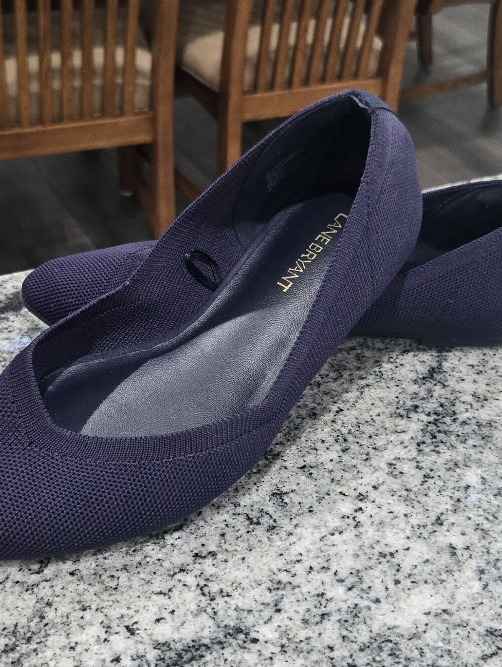 Lane Bryant Navy Flats